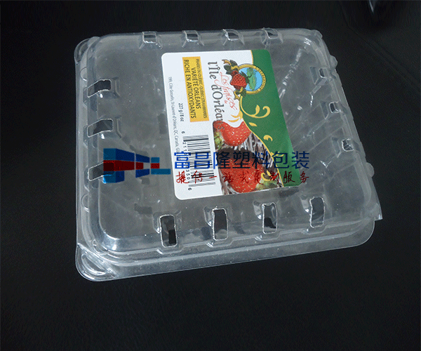 石家庄水果对折吸塑包装盒